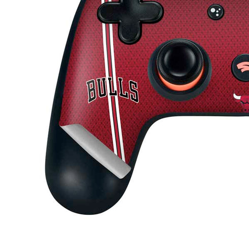 NBA Chicago Bulls Jersey Google Stadia Controller Skin